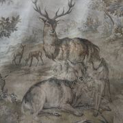 Tapisserie de style Renaissance à décor animalier, XXème siècle