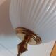 Suspension ancienne en opaline et laiton