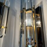 Crystal baguette wall lights from the 80s