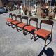 6 Baumann sled chairs in rosewood from the 1960s.