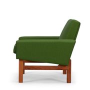 Green AP34/1T armcchair by Hans J. Wegner for A.P. Stolen, 1960s