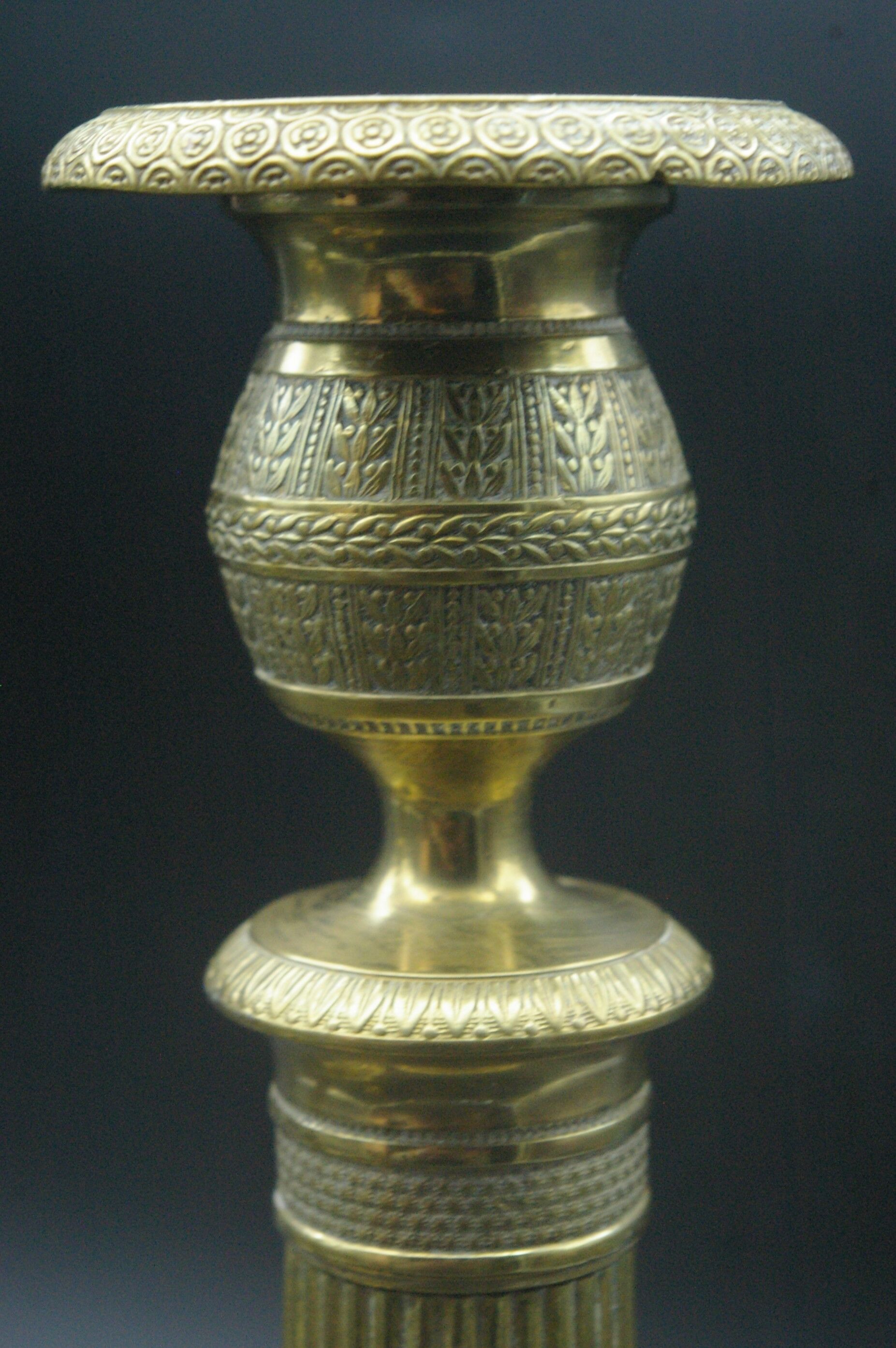 Candleholders in brass
