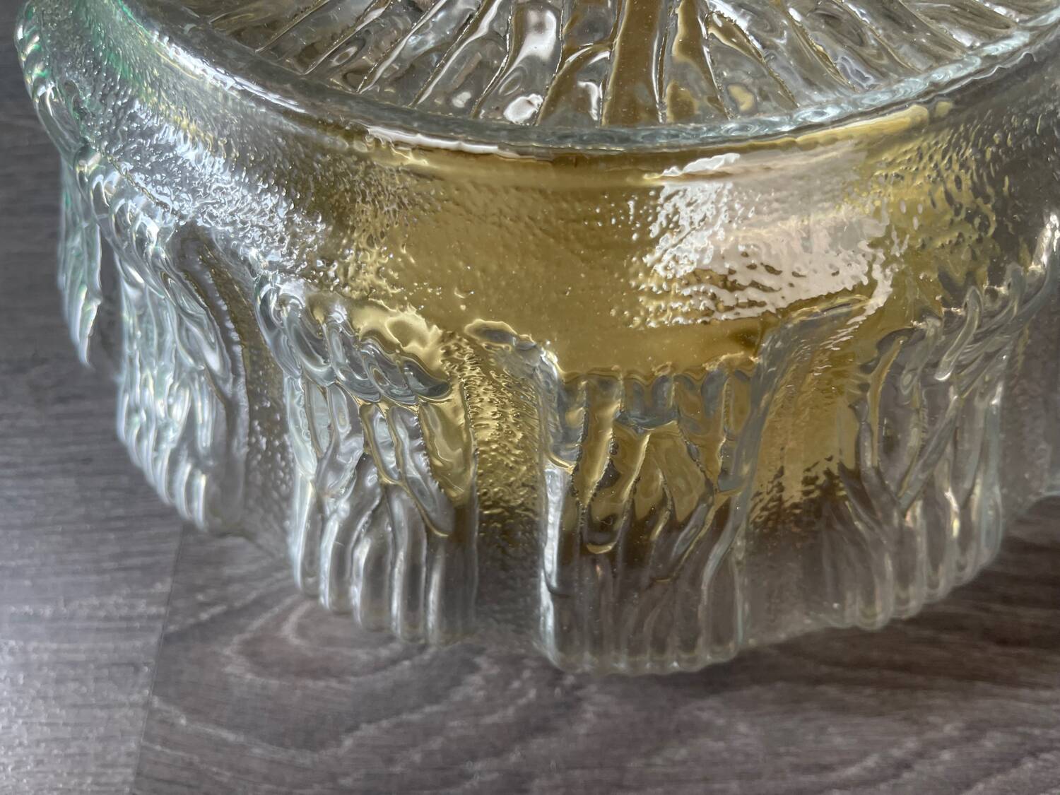 Murano Glass Flushmounts Set of 2 1970’s
