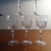 6 glasses red wine Cristal d'Arques JG Durand Villiers 11,5 cl size Beaulieu