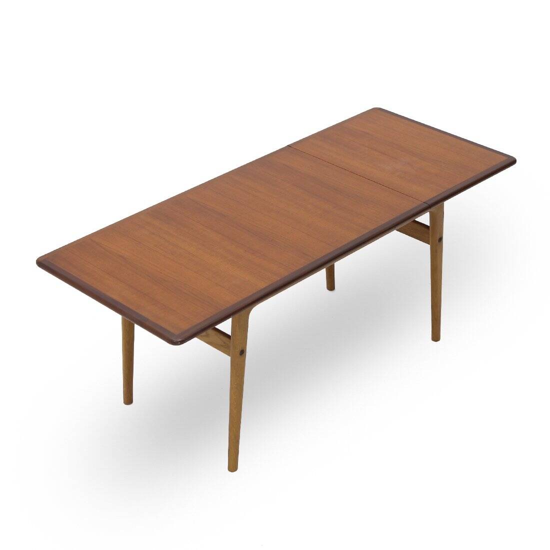 Swedish extendable teak table, 1950s