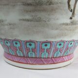 Large Chinese famille rose porcelain vase China 20th century