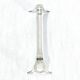 12 silver-plated metal knife rests in empire style