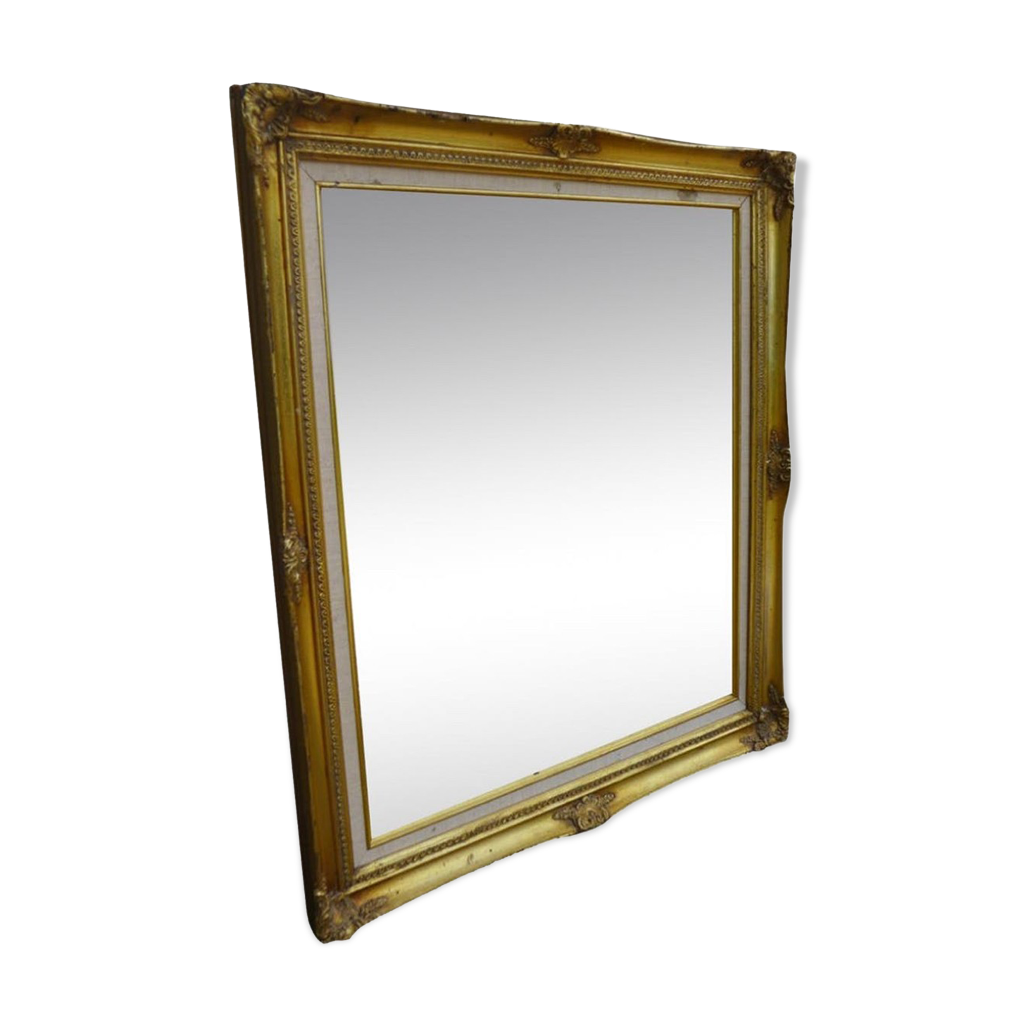 Golden mirror 67x57cm