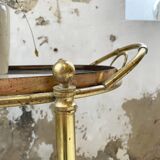 Cart serves brass bar