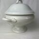 White porcelain soup bowl