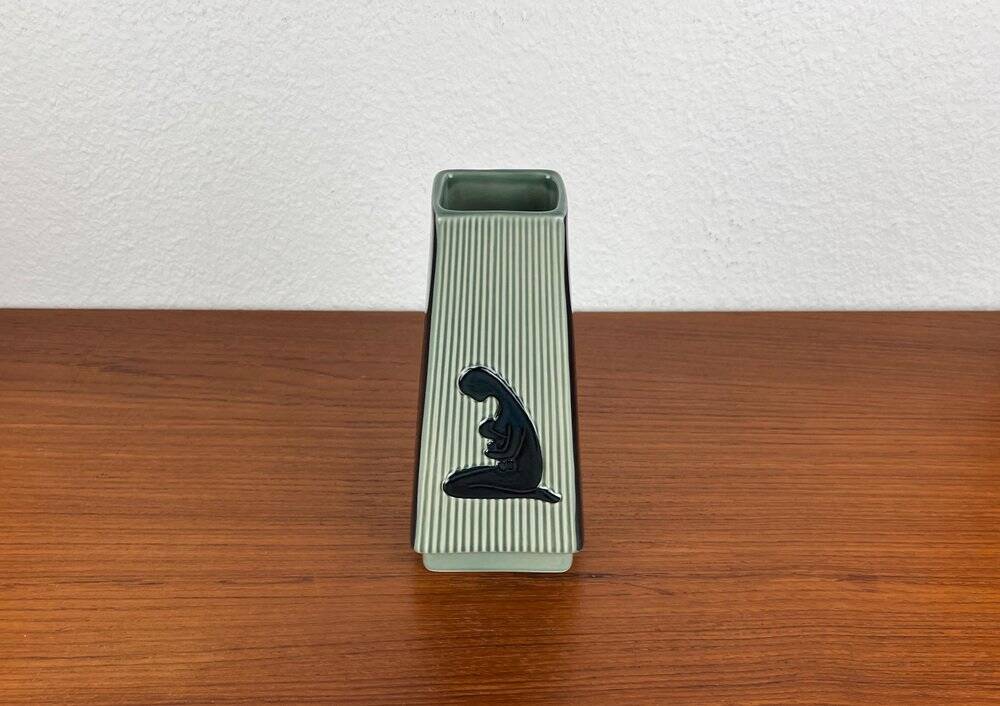 Vase de poterie d'atelier danois Mid-Century de la série You and I par Svend Aage Holm Sørensen pour Søholm, années 1950