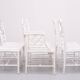 Chinese Chippendale Faux Bamboo Dining chairs set of 6