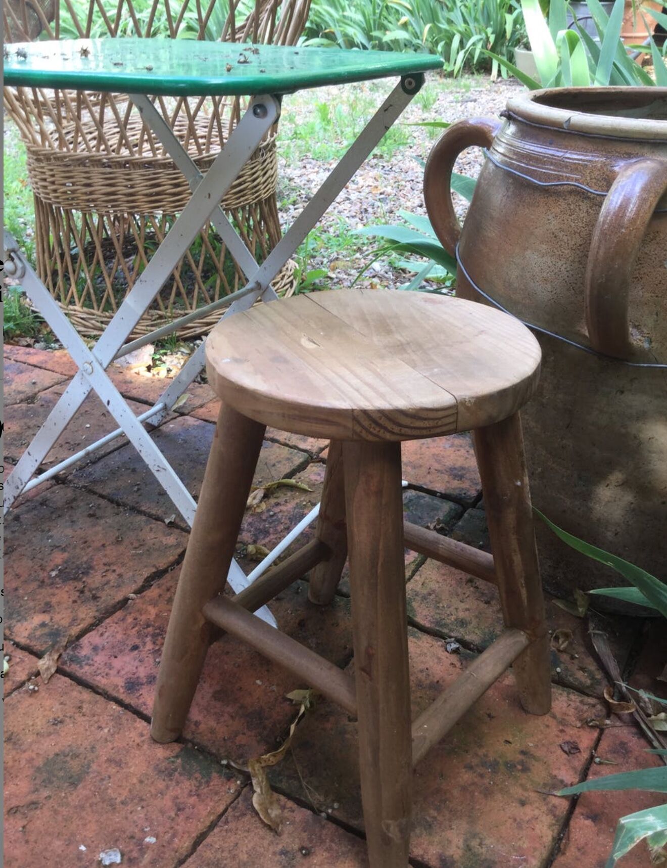 Tabouret vintage scandinave enfant