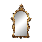 Miroir ancien style baroque en bois doré XX Century