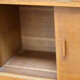 Adorable MD-type oak module from the 1950s.