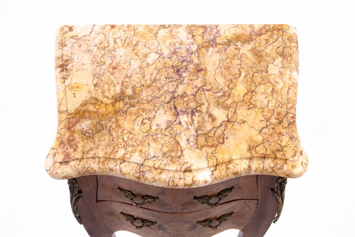 Pair of bedside tables, France, ca. 1920.