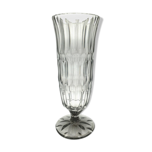 Vase, cristal de Saint - gris