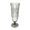 Vase, cristal de Saint Lambert, gris