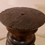 Small mahogany column table