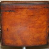 Mid Century Modern swivel office chair De Sede DS35 leather