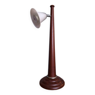 Scandinavian mahogany lamp