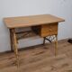 Rattan and oak desk 1950