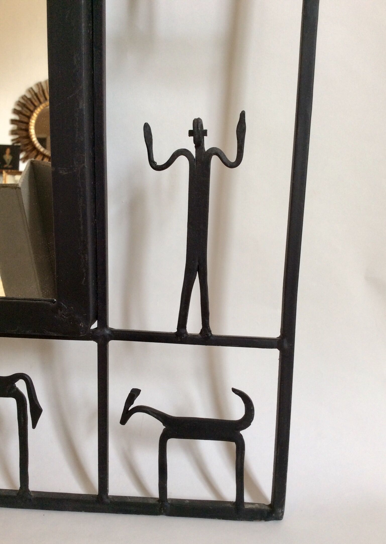 Brutal iron mirror 60x80cm