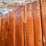 Large vintage wooden drum screen