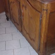 Louis XV oak and cherry wood sideboard