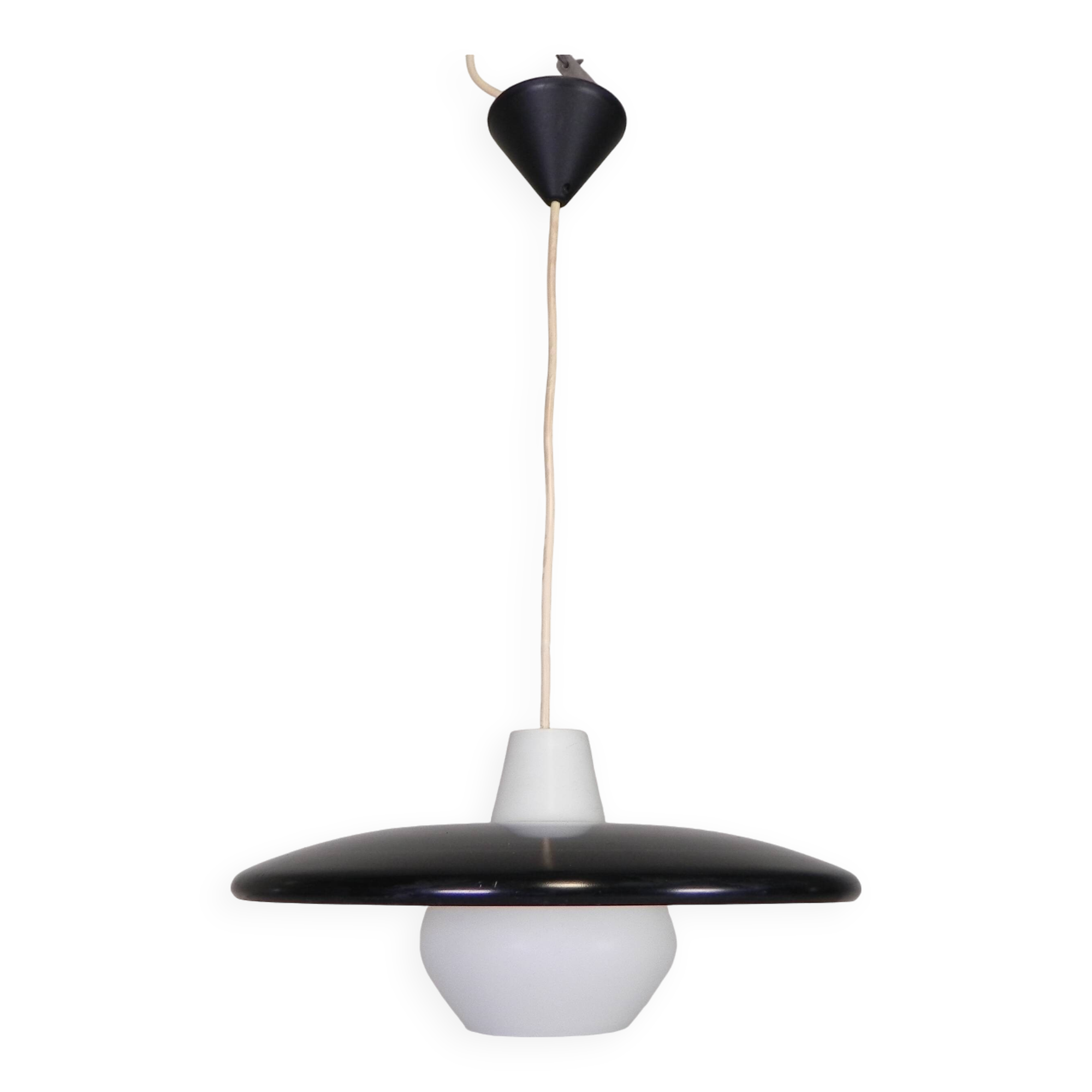 Vintage hanging lamp ufo model, 1950s