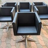 Swivel designer armchairs x6