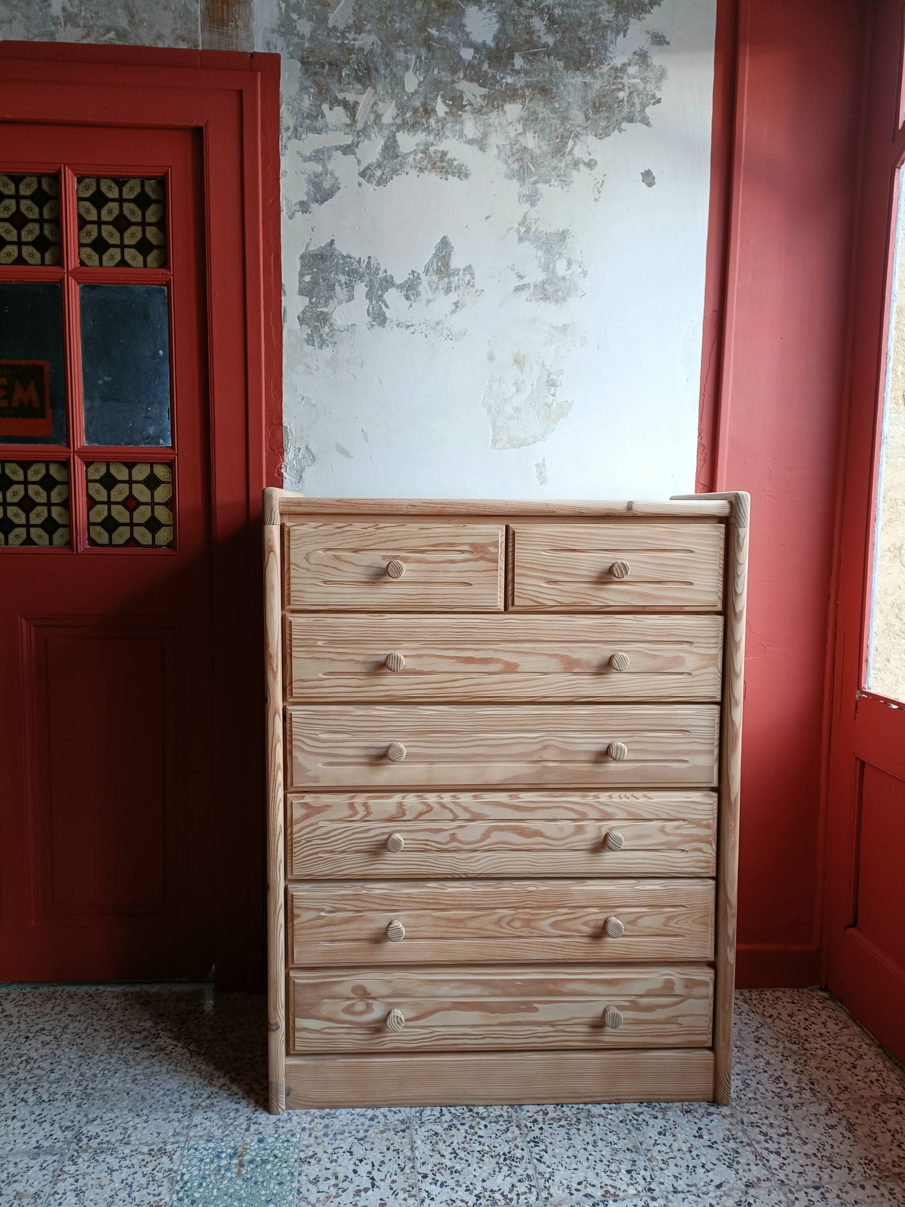 Renovated chest of drawers
