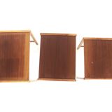 Scandinavian teak nesting tables Möbel-Ikea Sweden, 1960