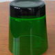 Lot of six vintage green glasses
