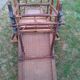 Vintage rattan long chair