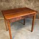 Walnut wood desk with a drawer