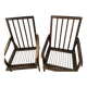 Une paire de fauteuils style scandinave