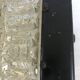 Vintage glass square wall lamp