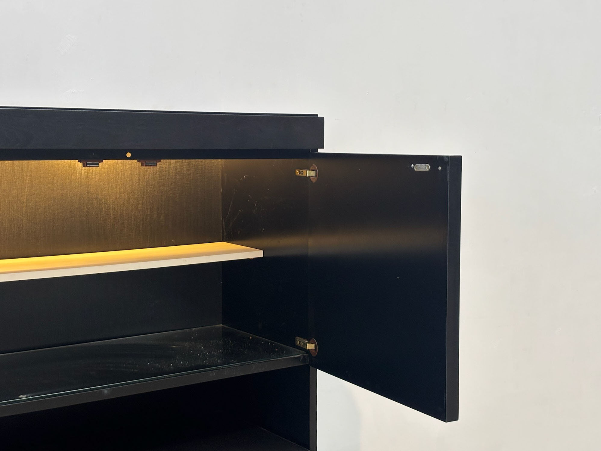 Brutalist 1970's Belgian bar cabinet