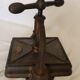Cast iron notary press