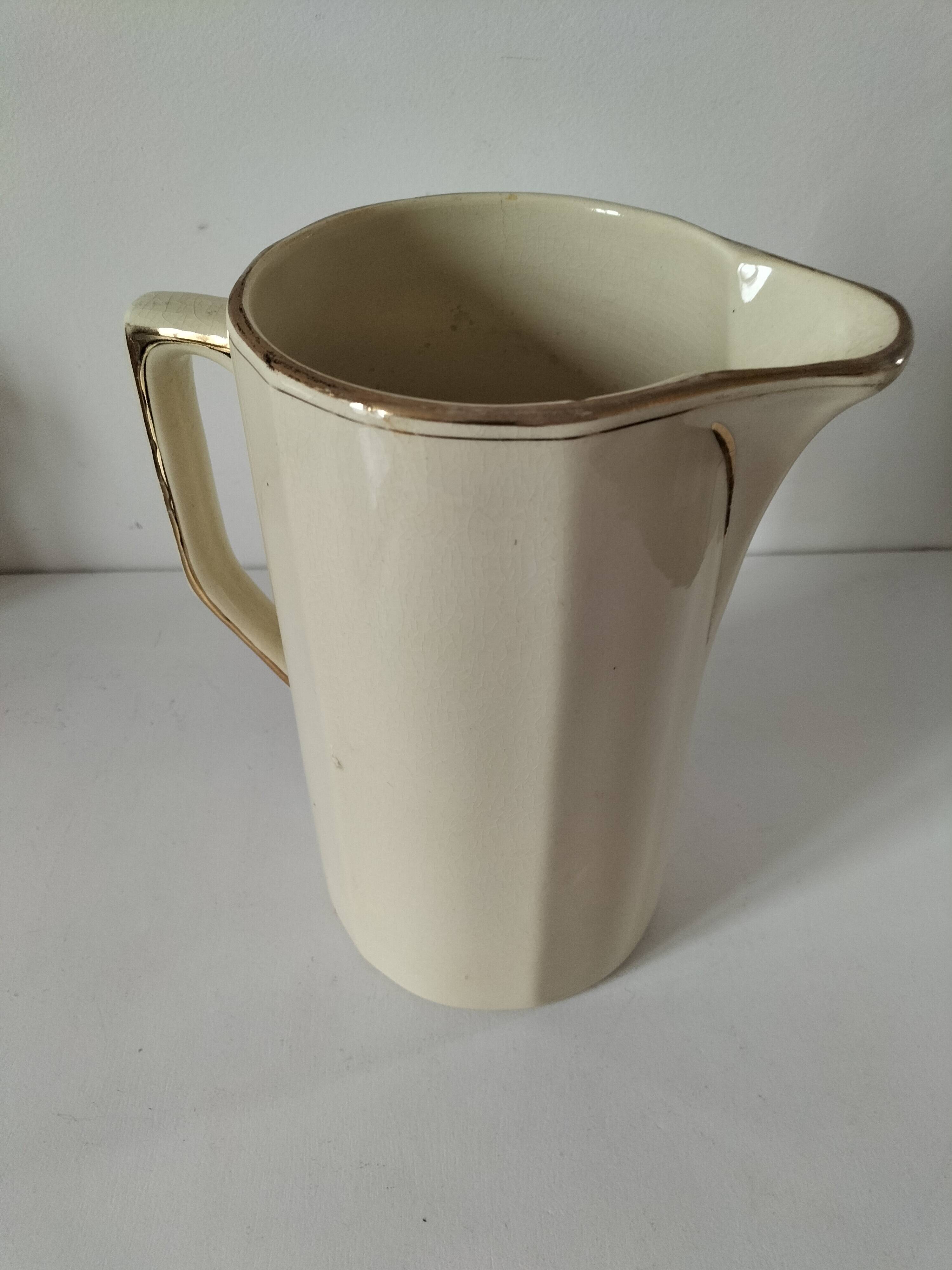 Vintage pitcher Moulin des Loups Hamage