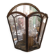 Brass wall light