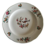 Lot de 12 assiettes à dessert Pyroblanc | Oiseau du paradis