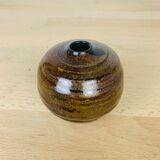 Miniature vintage sandstone ball vase