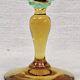 4 old two-tone George Sand wine glasses