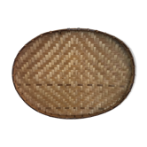 Bamboo rattan braid oval