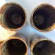 Set of 6 mugs in pyrite sandstone
