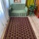 Tapis brun tissé à la main Teppich Roumanie 204x146cm