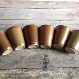 Série de 6 tasses en grès