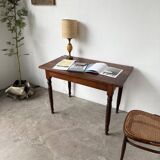 Lampe de table ananas céramique et laiton 1950
